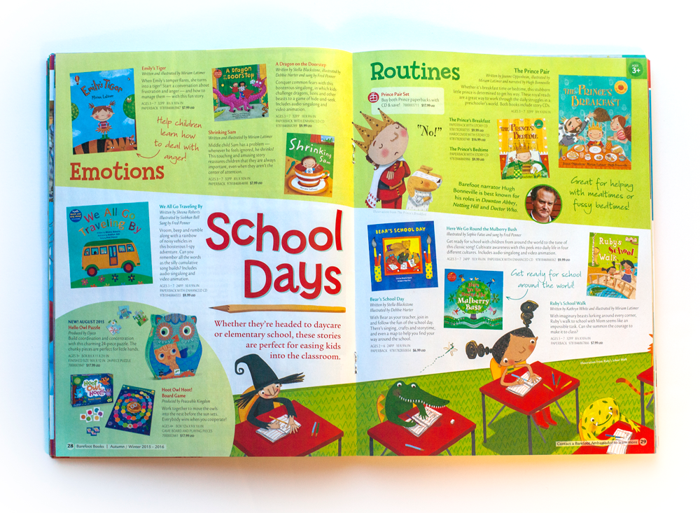 Barefoot Books Catalog Spread